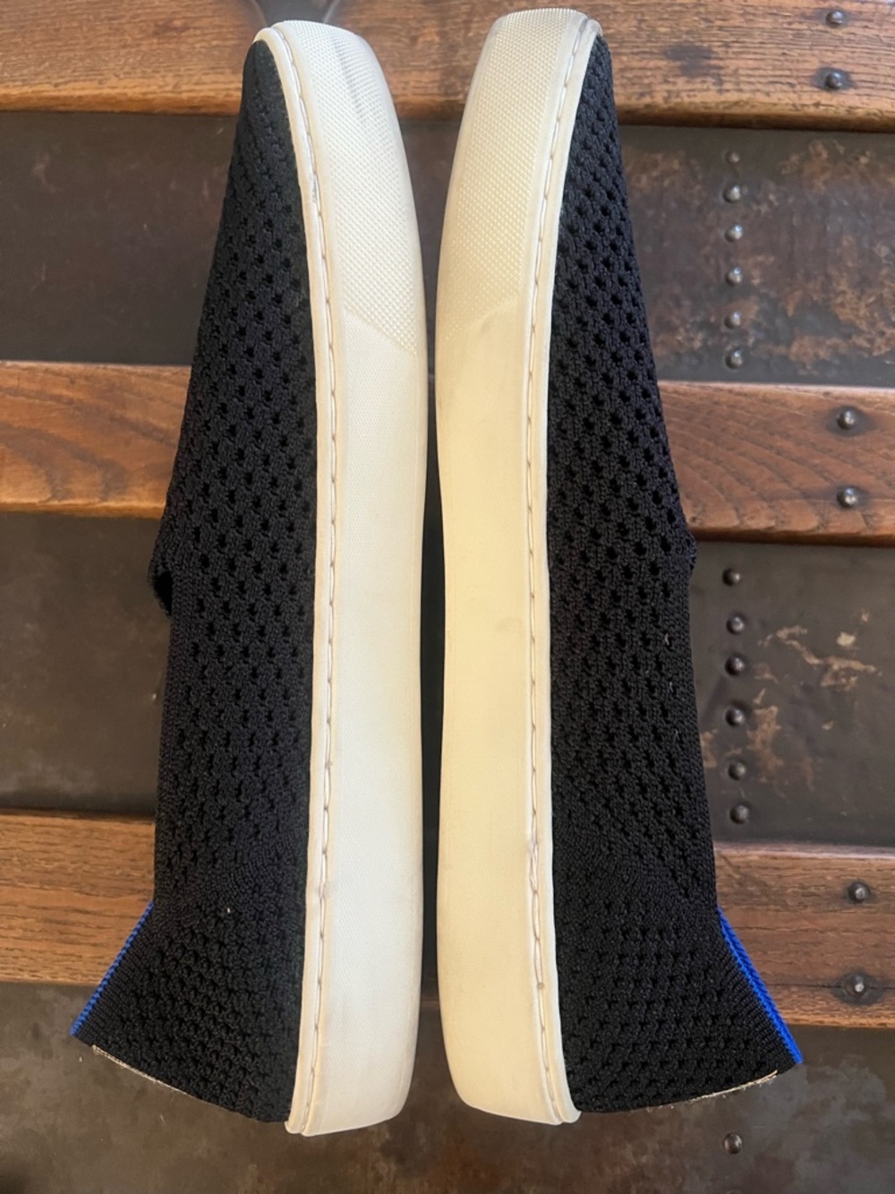 Rothy's women’s Black Slip-On Knit Sneakers - Picture 2 of 4